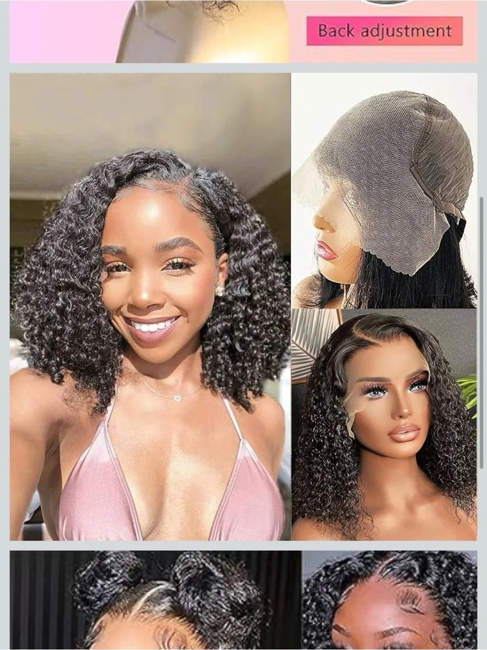 HUMAN HAIR Wig 13x6 Frontal Lace 180% Density HD Lace 6” deep wave